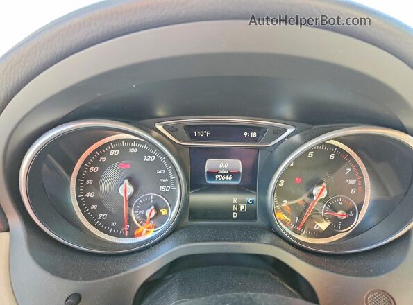 WDCTG4EB6JJ457962 2018 MERCEDES-BENZ GLA Белый Вид щитка приборов