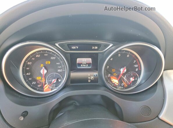 WDCTG4EB6JJ489388 2018 MERCEDES-BENZ GLA Черный Вид щитка приборов