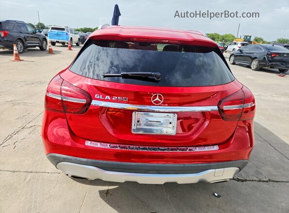 WDCTG4EB7KU006958 2019 MERCEDES-BENZ GLA Red Widok z tyłu
