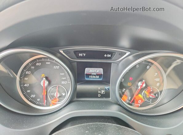 WDCTG4EB7KU006958 2019 MERCEDES-BENZ GLA Red Widok zestawu wskaźników