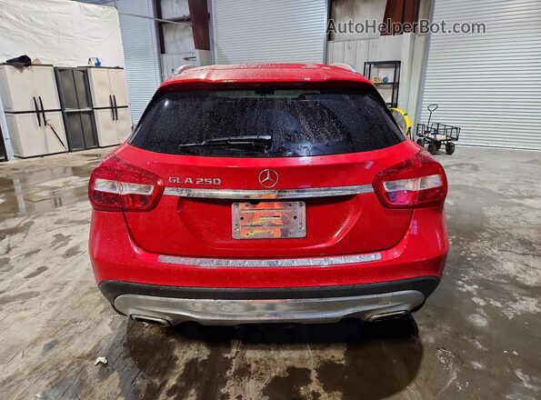 WDCTG4EB9GJ204563 2016 MERCEDES-BENZ GLA Red Հետևի տեսք