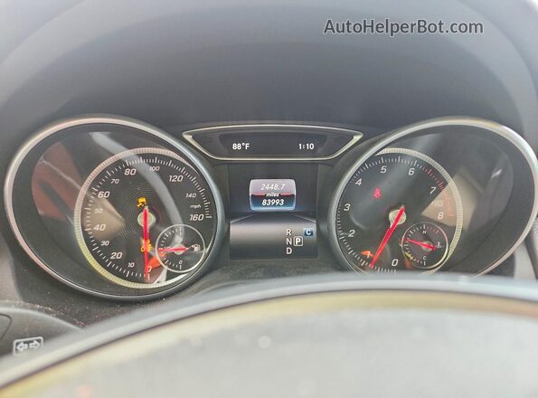 WDCTG4EB9JJ368208 2018 MERCEDES-BENZ GLA Black Սարքավորումների վահանակի տեսք