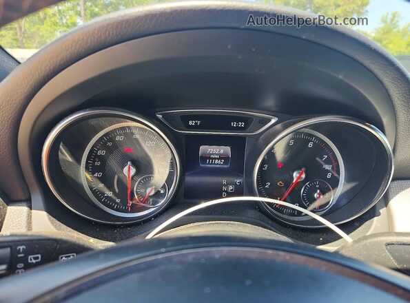 WDCTG4EB9JJ491376 2018 MERCEDES-BENZ GLA Black Instrument cluster view