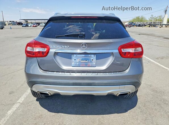 WDCTG4EBXGJ259992 2016 MERCEDES-BENZ GLA Gray Vista trasera