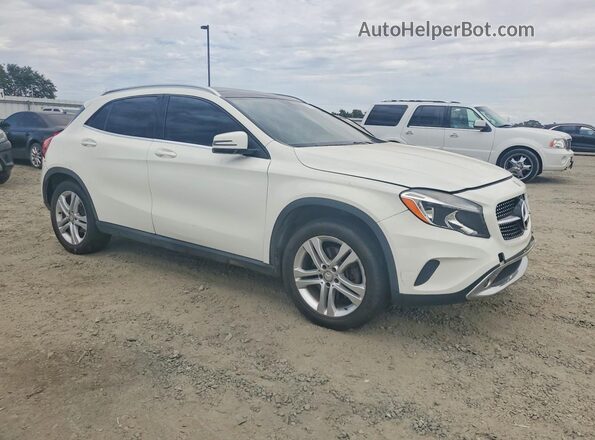 WDCTG4EBXHJ306696 2017 MERCEDES-BENZ GLA Белый Передняя правая четверть