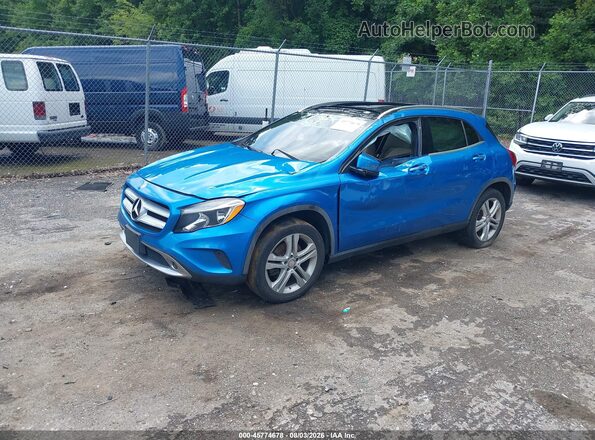 WDCTG4GB0GJ254801 2016 MERCEDES-BENZ GLA 250 Blue Передня ліва чверть