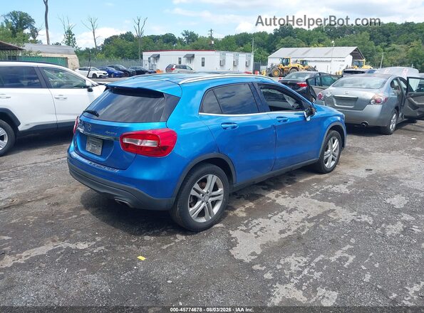 WDCTG4GB0GJ254801 2016 MERCEDES-BENZ GLA 250 Blue Задня права чверть