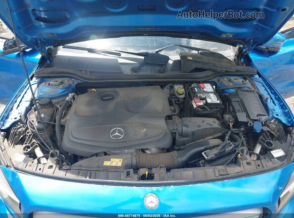 WDCTG4GB0GJ254801 2016 MERCEDES-BENZ GLA 250 Blue Вид ззаду