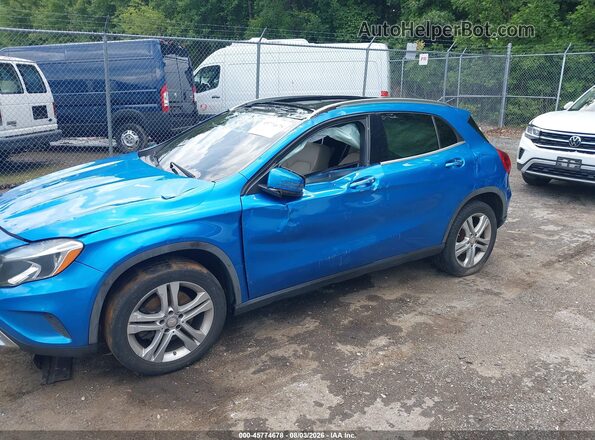 WDCTG4GB0GJ254801 2016 MERCEDES-BENZ GLA 250 Blue Вид спереду