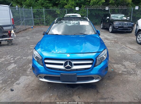 WDCTG4GB0GJ254801 2016 MERCEDES-BENZ GLA 250 Blue Вид задньої частини салону