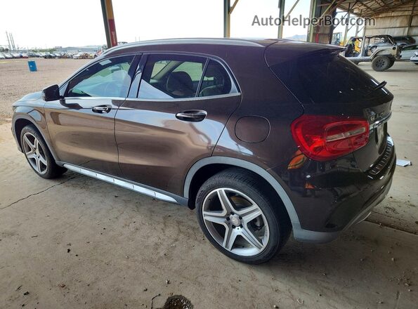 WDCTG4GB0HJ316988 2017 MERCEDES-BENZ GLA Brown Trasero izquierdo