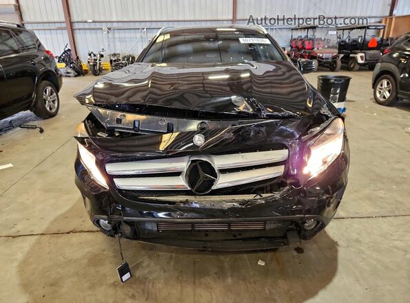 WDCTG4GB0HJ343530 2017 MERCEDES-BENZ GLA Черный Вид спереди