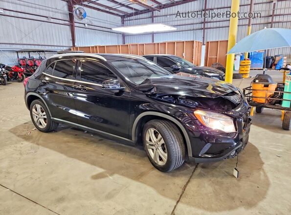 WDCTG4GB0HJ343530 2017 MERCEDES-BENZ GLA Черный Передняя правая четверть