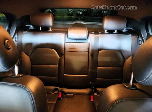 WDCTG4GB0HJ343530 2017 MERCEDES-BENZ GLA Черный Вид задних сидений