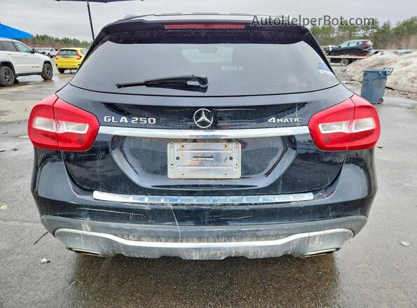 WDCTG4GB0JJ406809 2018 MERCEDES-BENZ GLA Black Widok z tyłu