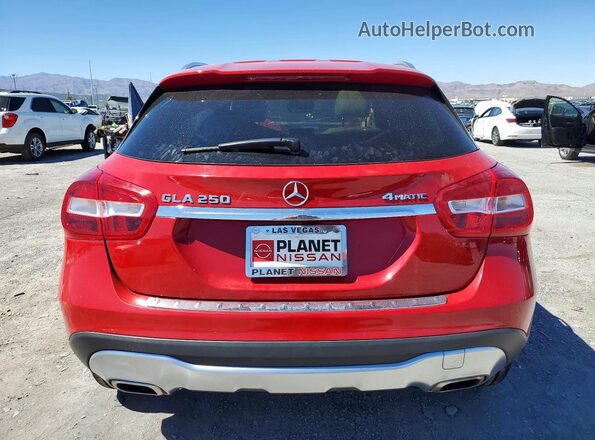 WDCTG4GB1JJ497735 2018 MERCEDES-BENZ GLA Red Հետևի տեսք