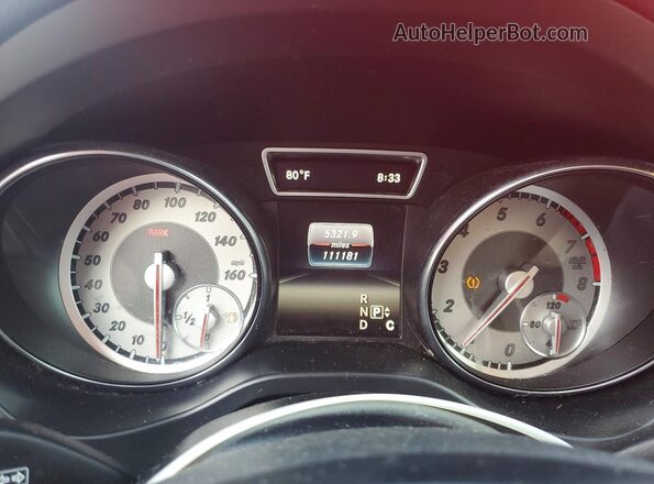 WDCTG4GB2GJ197856 2016 MERCEDES-BENZ GLA Red Vista del cuadro de instrumentos