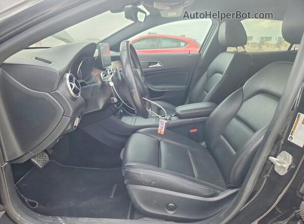 WDCTG4GB7GJ207510 2016 MERCEDES-BENZ GLA Black Widok wnętrza z przodu