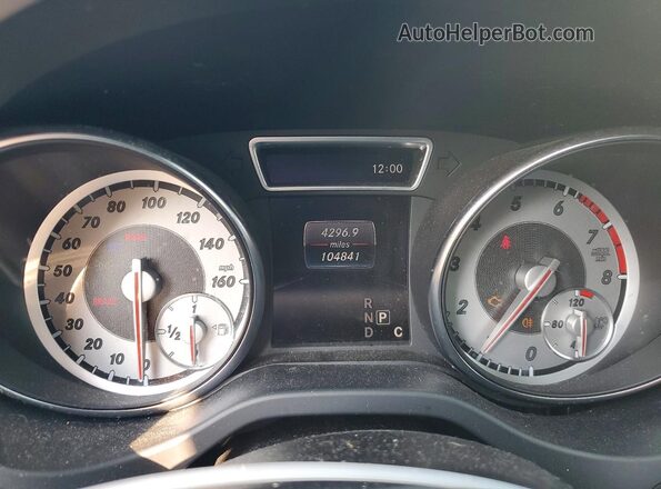 WDCTG4GB7GJ235338 2016 MERCEDES-BENZ GLA White Instrument cluster view