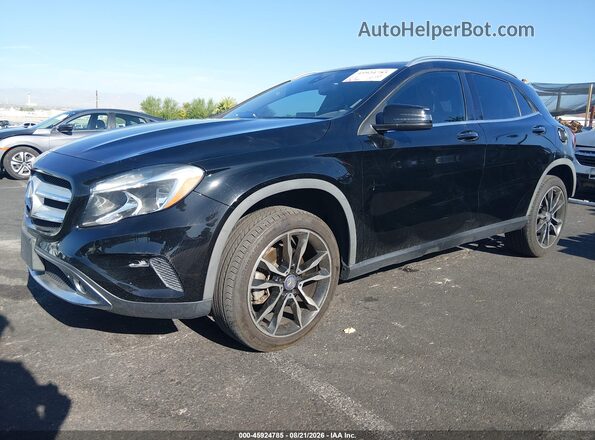 WDCTG4GB7HJ288526 2017 MERCEDES-BENZ GLA 250 Черный Передняя левая четверть