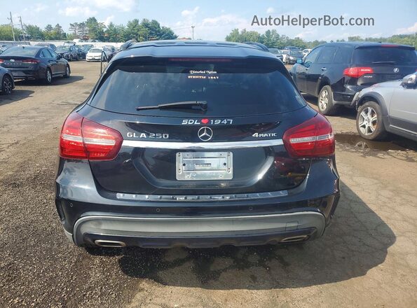 WDCTG4GB7KJ581818 2019 MERCEDES-BENZ GLA Black Widok z tyłu