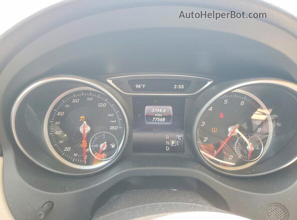 WDCTG4GB9LJ650154 2020 MERCEDES-BENZ GLA Blue Սարքավորումների վահանակի տեսք