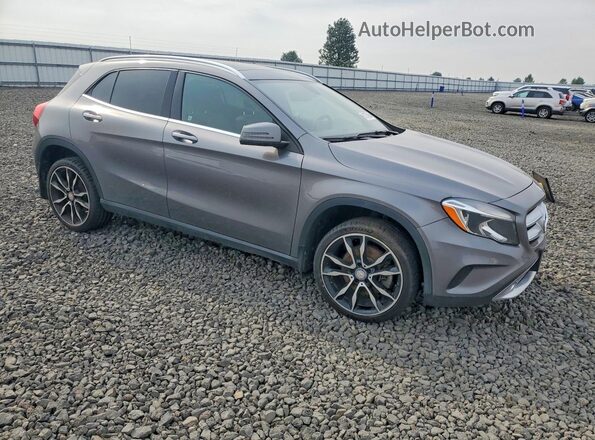 WDCTG4GBXGJ201622 2016 MERCEDES-BENZ GLA Серый Передняя правая четверть