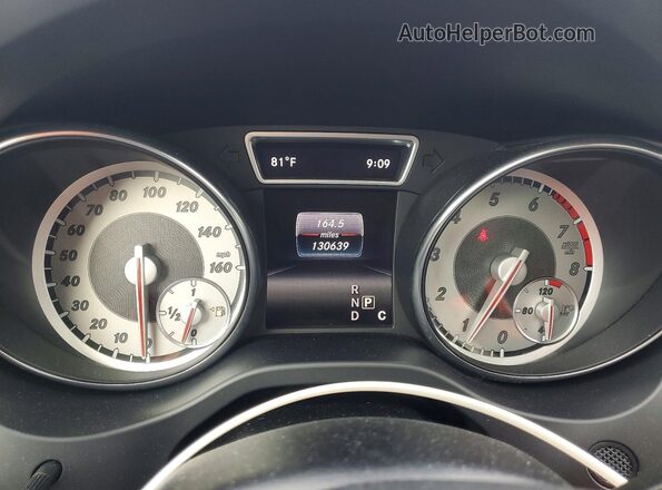 WDCTG4GBXGJ201622 2016 MERCEDES-BENZ GLA Серый Вид щитка приборов
