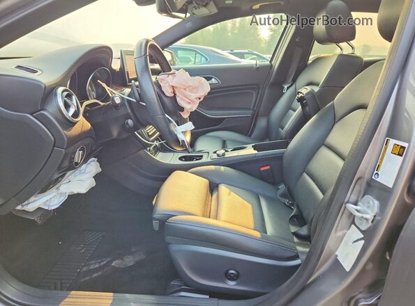 WDCTG4GBXGJ219389 2016 MERCEDES-BENZ GLA Gray Вид салону спереду