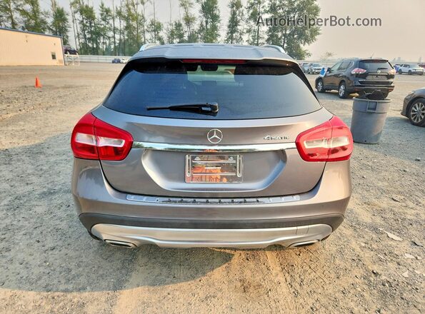 WDCTG4GBXGJ219389 2016 MERCEDES-BENZ GLA Gray Вид ззаду