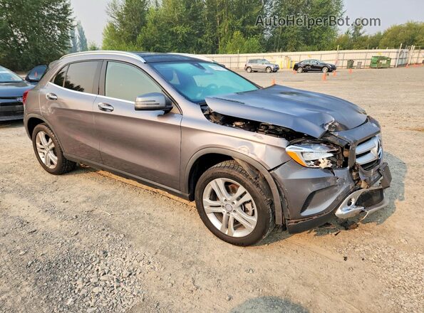 WDCTG4GBXGJ219389 2016 MERCEDES-BENZ GLA Gray Передня права чверть
