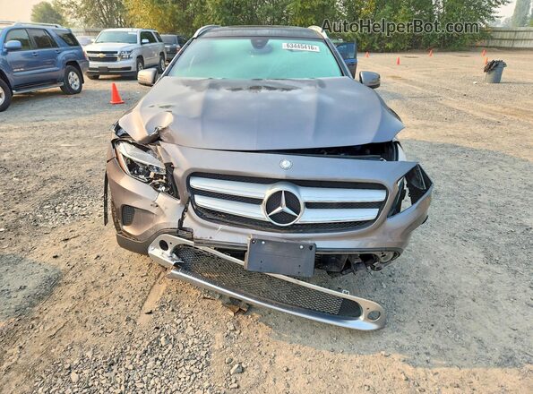 WDCTG4GBXGJ219389 2016 MERCEDES-BENZ GLA Gray Вид спереду