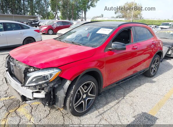 WDCTG4GBXHJ342207 2017 MERCEDES-BENZ GLA 250 Красный Передняя левая четверть