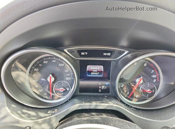 WDCTG4GBXKJ579769 2019 MERCEDES-BENZ GLA Blue Вид щитка приладів