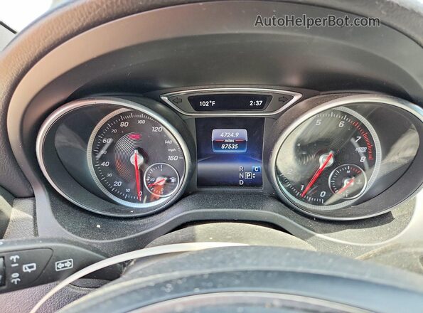 WDCTG4GBXKU008085 2019 MERCEDES-BENZ GLA Black Vista del cuadro de instrumentos