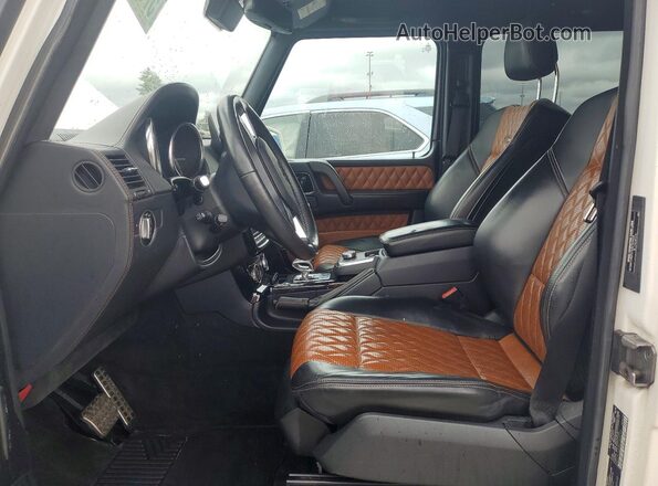 WDCYC7DF9HX268740 2017 MERCEDES-BENZ G-CLASS White Front interior view