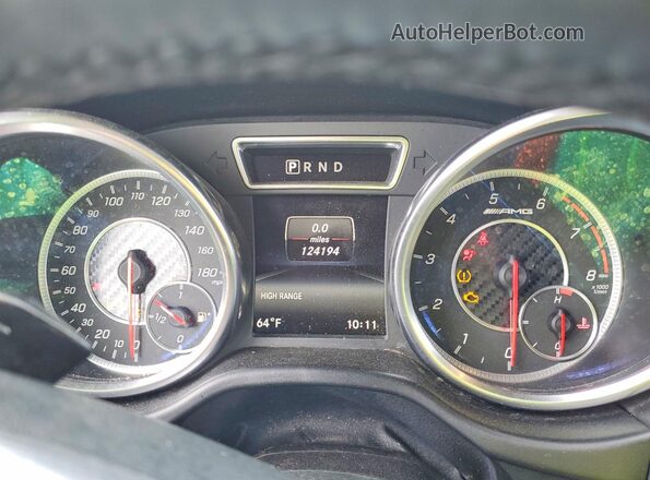 WDCYC7DF9HX268740 2017 MERCEDES-BENZ G-CLASS White Instrument cluster view