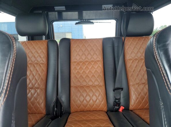 WDCYC7DF9HX268740 2017 MERCEDES-BENZ G-CLASS White Rear seats view