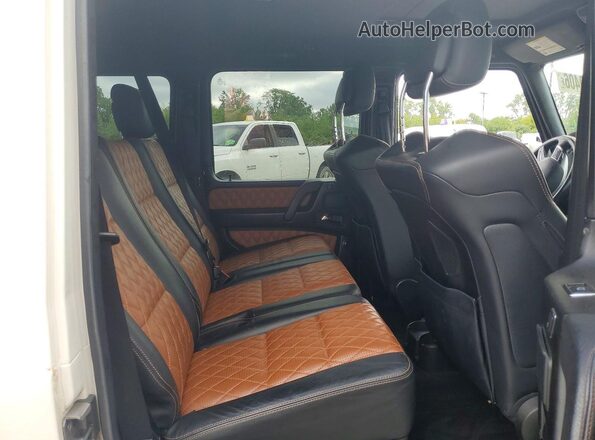 WDCYC7DF9HX268740 2017 MERCEDES-BENZ G-CLASS White Rear interior view