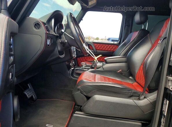 WDCYC7DF9HX271315 2017 MERCEDES-BENZ G-CLASS Black წინა სალონის ხედი