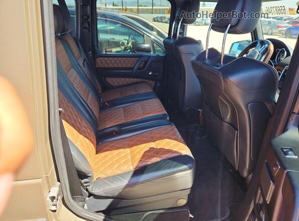 WDCYC7DFXHX275891 2017 MERCEDES-BENZ G-CLASS Tan უკანა სალონის ხედი