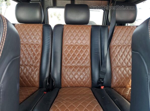 WDCYC7DFXHX275891 2017 MERCEDES-BENZ G-CLASS Tan უკანა სავარძლების ხედი