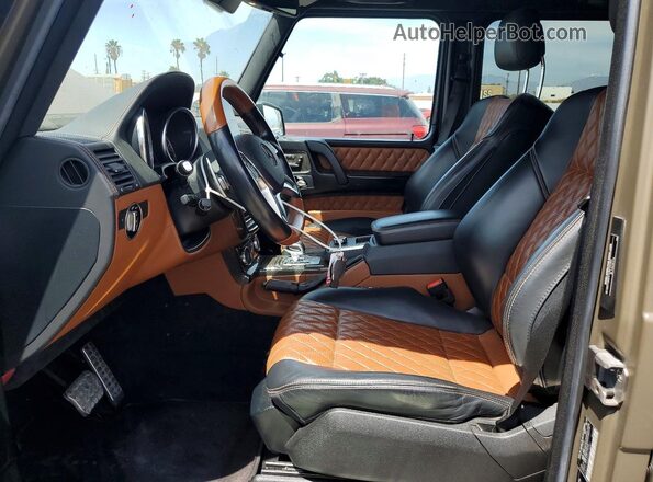 WDCYC7DFXHX275891 2017 MERCEDES-BENZ G-CLASS Tan წინა სალონის ხედი