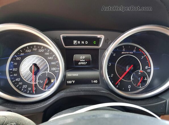WDCYC7DFXHX275891 2017 MERCEDES-BENZ G-CLASS Tan ხელსაწყოთა პანელის ხედი
