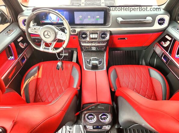 WDCYC7HJ8KX331591 2019 MERCEDES-BENZ G-CLASS White Dashboard view