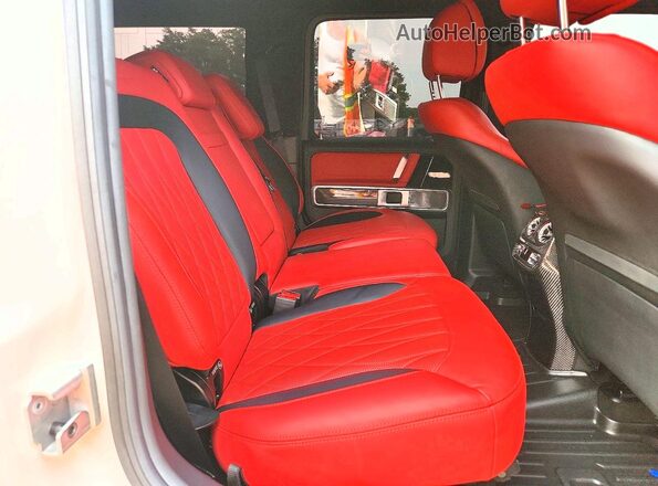 WDCYC7HJ8KX331591 2019 MERCEDES-BENZ G-CLASS White Rear interior view