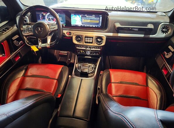 WDCYC7HJ9KX308613 2019 MERCEDES-BENZ G-CLASS White Dashboard view