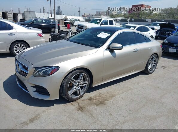 WDD1J6HB5KF105763 2019 MERCEDES-BENZ E-CLASS Beige წინა მარცხენა ხედი სამი მეოთხედიდან