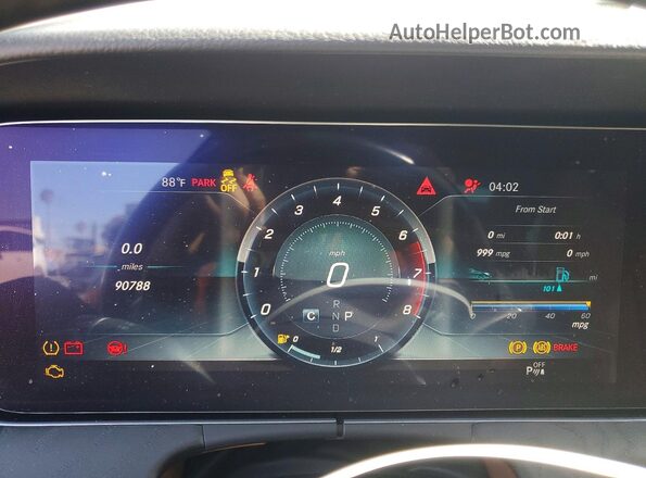 WDD1J6HB8KF090174 2019 MERCEDES-BENZ E Белый Вид щитка приборов
