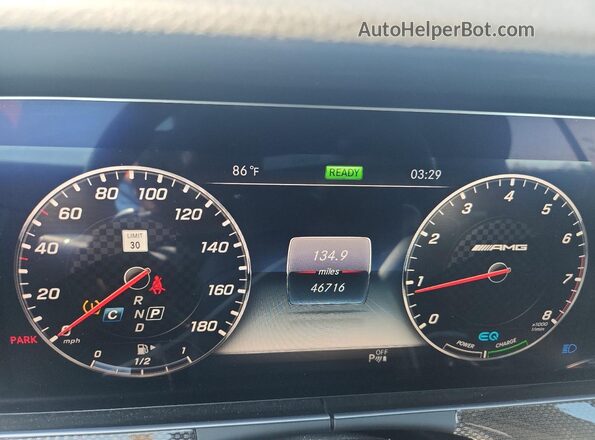 WDD1K6BB6KF098733 2019 MERCEDES-BENZ E Gray Widok zestawu wskaźników